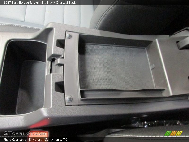 Lightning Blue / Charcoal Black 2017 Ford Escape S