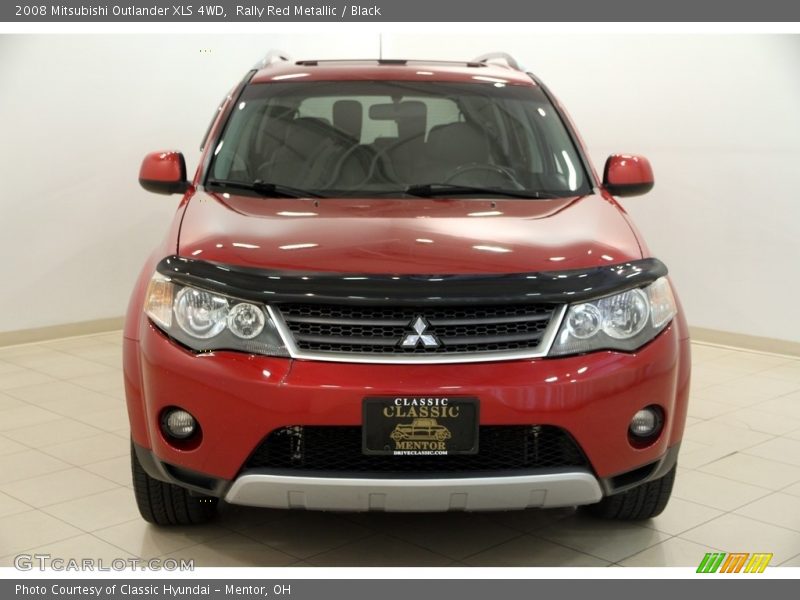 Rally Red Metallic / Black 2008 Mitsubishi Outlander XLS 4WD