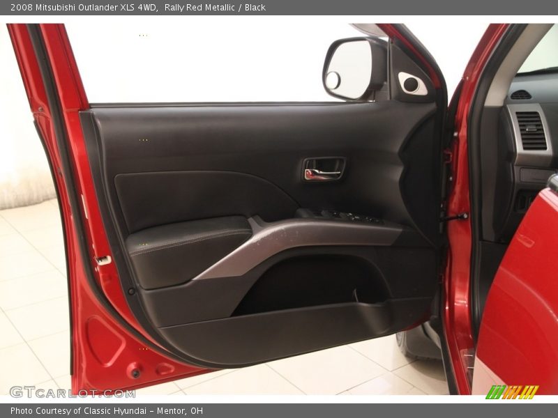 Rally Red Metallic / Black 2008 Mitsubishi Outlander XLS 4WD