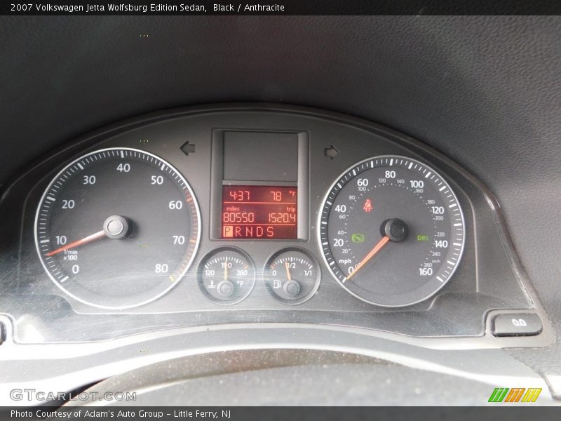 Black / Anthracite 2007 Volkswagen Jetta Wolfsburg Edition Sedan