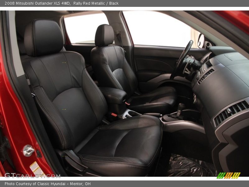 Rally Red Metallic / Black 2008 Mitsubishi Outlander XLS 4WD