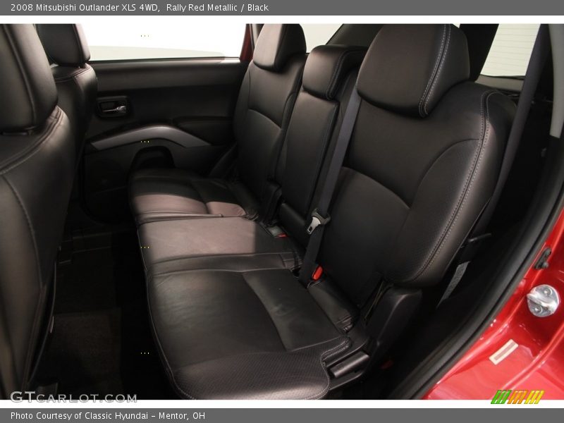 Rally Red Metallic / Black 2008 Mitsubishi Outlander XLS 4WD