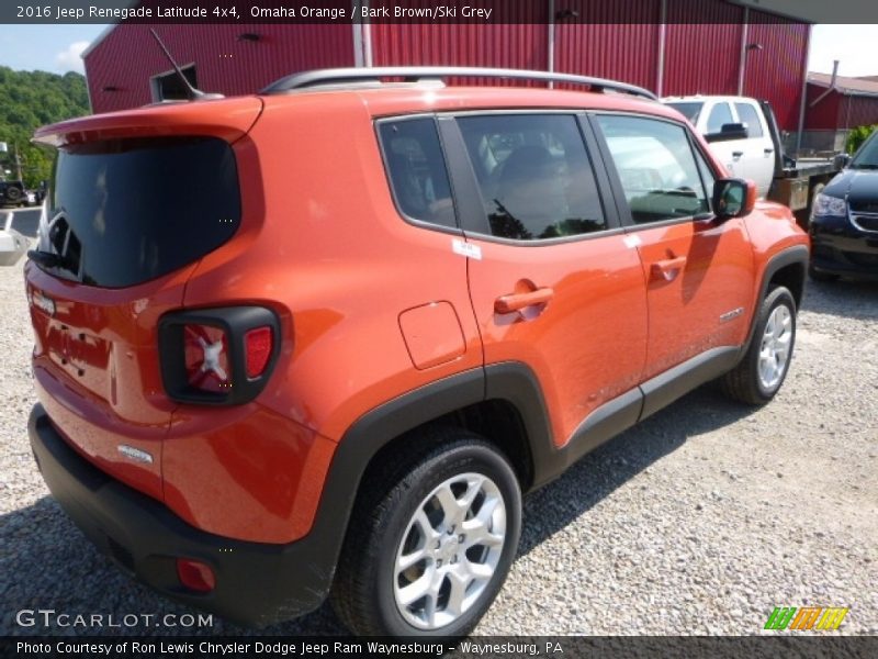 Omaha Orange / Bark Brown/Ski Grey 2016 Jeep Renegade Latitude 4x4