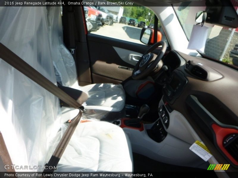 Omaha Orange / Bark Brown/Ski Grey 2016 Jeep Renegade Latitude 4x4