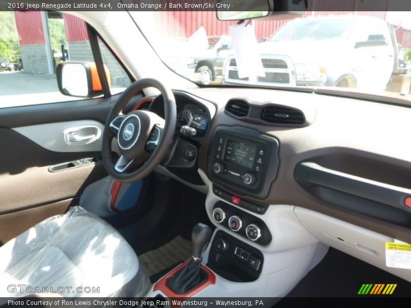 Omaha Orange / Bark Brown/Ski Grey 2016 Jeep Renegade Latitude 4x4