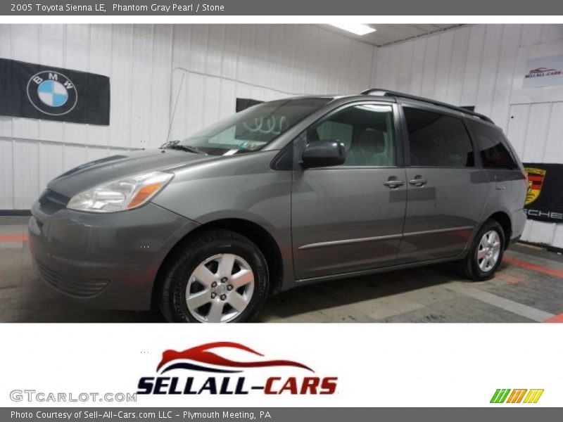 Phantom Gray Pearl / Stone 2005 Toyota Sienna LE