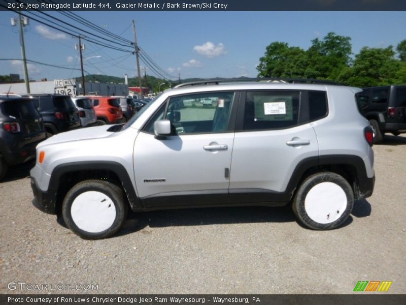 Glacier Metallic / Bark Brown/Ski Grey 2016 Jeep Renegade Latitude 4x4