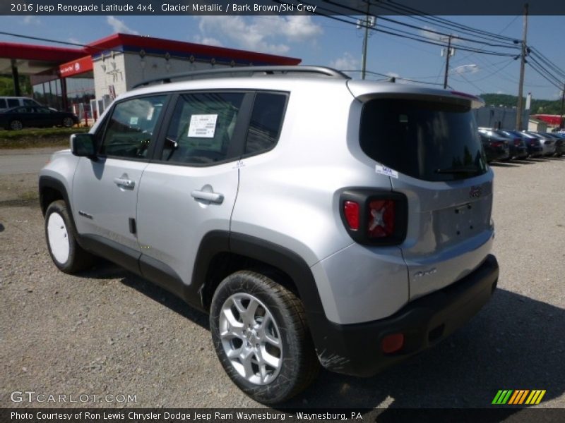 Glacier Metallic / Bark Brown/Ski Grey 2016 Jeep Renegade Latitude 4x4