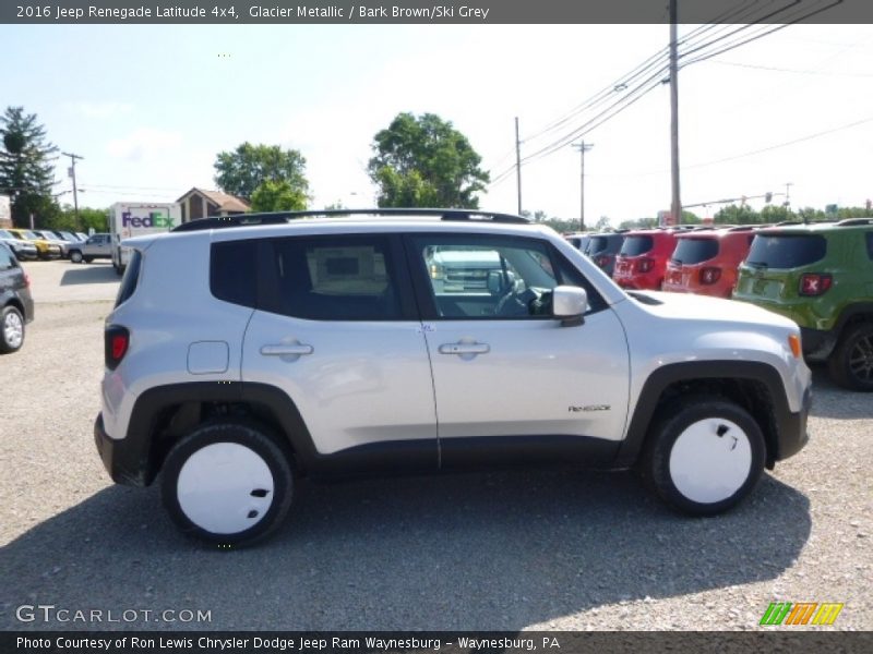 Glacier Metallic / Bark Brown/Ski Grey 2016 Jeep Renegade Latitude 4x4