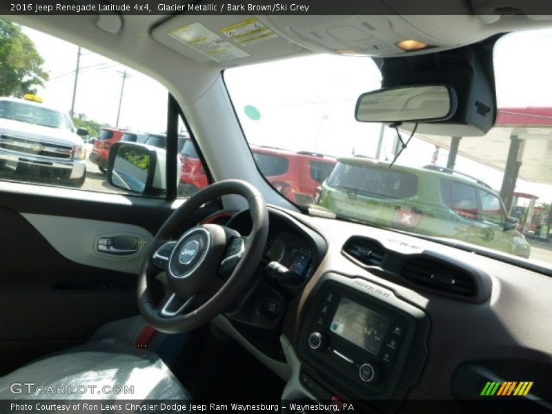 Glacier Metallic / Bark Brown/Ski Grey 2016 Jeep Renegade Latitude 4x4