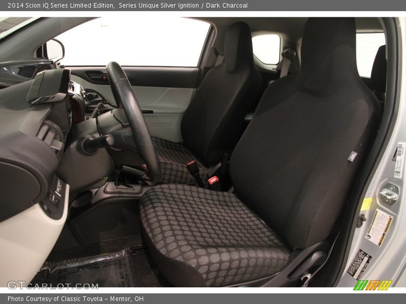 Series Unique Silver Ignition / Dark Charcoal 2014 Scion iQ Series Limited Edition