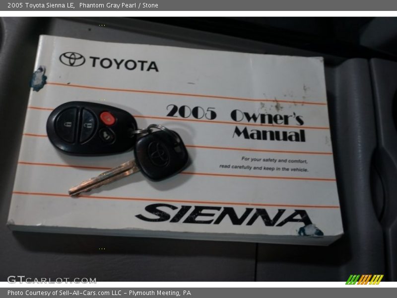 Phantom Gray Pearl / Stone 2005 Toyota Sienna LE