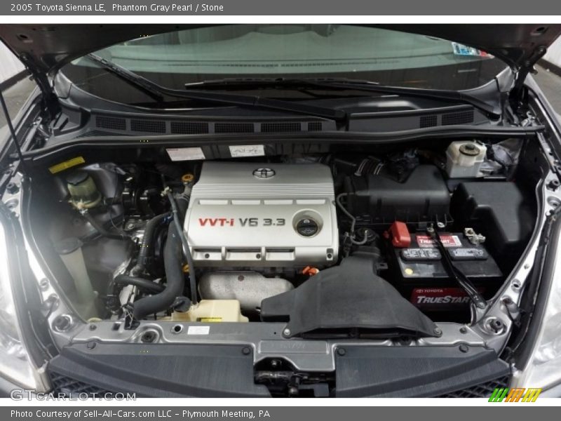 Phantom Gray Pearl / Stone 2005 Toyota Sienna LE