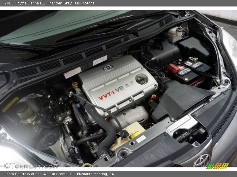 Phantom Gray Pearl / Stone 2005 Toyota Sienna LE