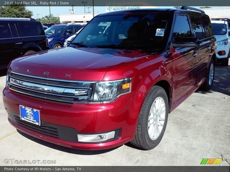Ruby Red / Dune 2016 Ford Flex SEL