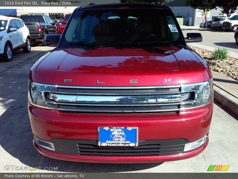 Ruby Red / Dune 2016 Ford Flex SEL