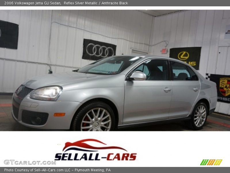 Reflex Silver Metallic / Anthracite Black 2006 Volkswagen Jetta GLI Sedan