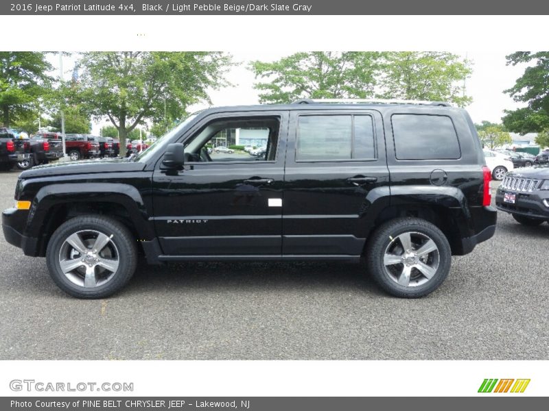 Black / Light Pebble Beige/Dark Slate Gray 2016 Jeep Patriot Latitude 4x4