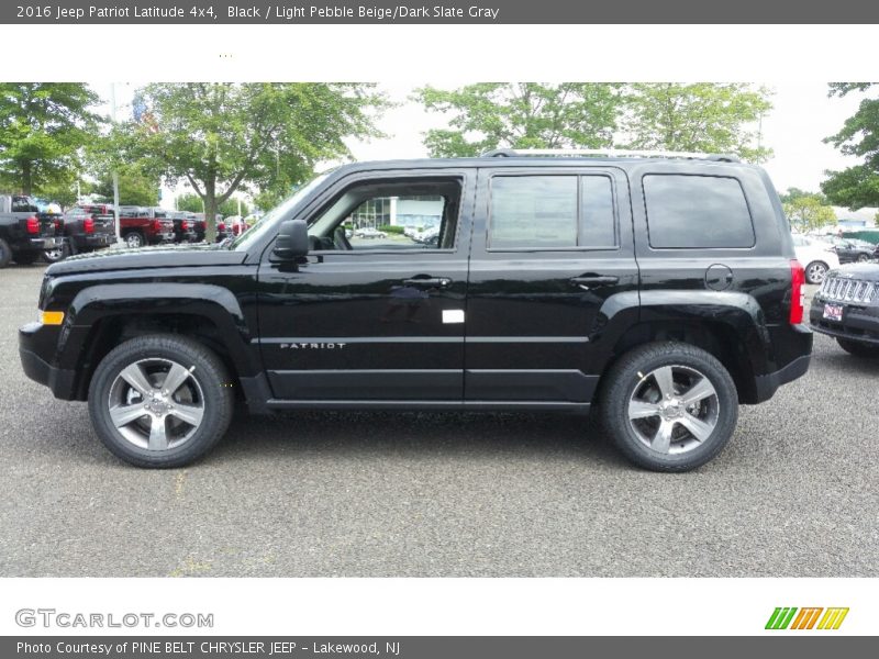 Black / Light Pebble Beige/Dark Slate Gray 2016 Jeep Patriot Latitude 4x4