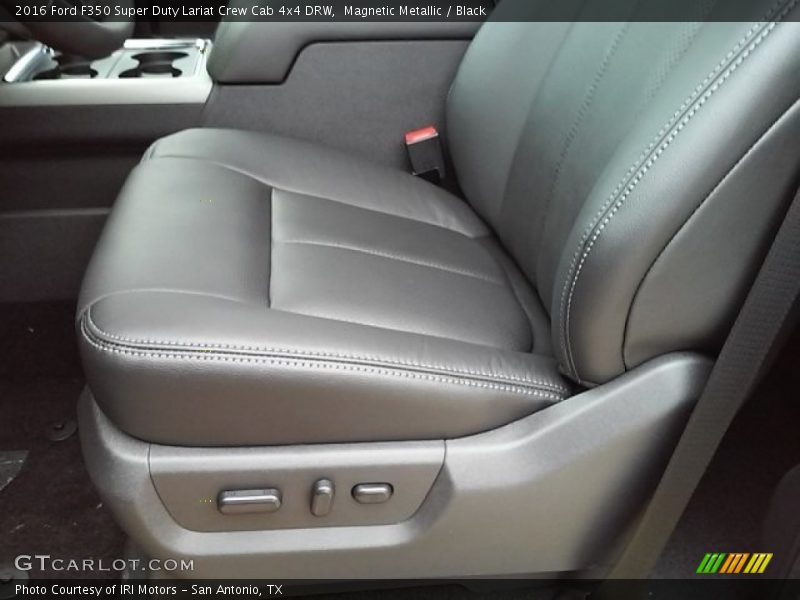 Magnetic Metallic / Black 2016 Ford F350 Super Duty Lariat Crew Cab 4x4 DRW