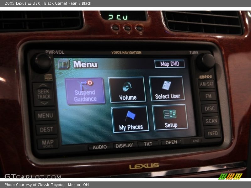 Black Garnet Pearl / Black 2005 Lexus ES 330