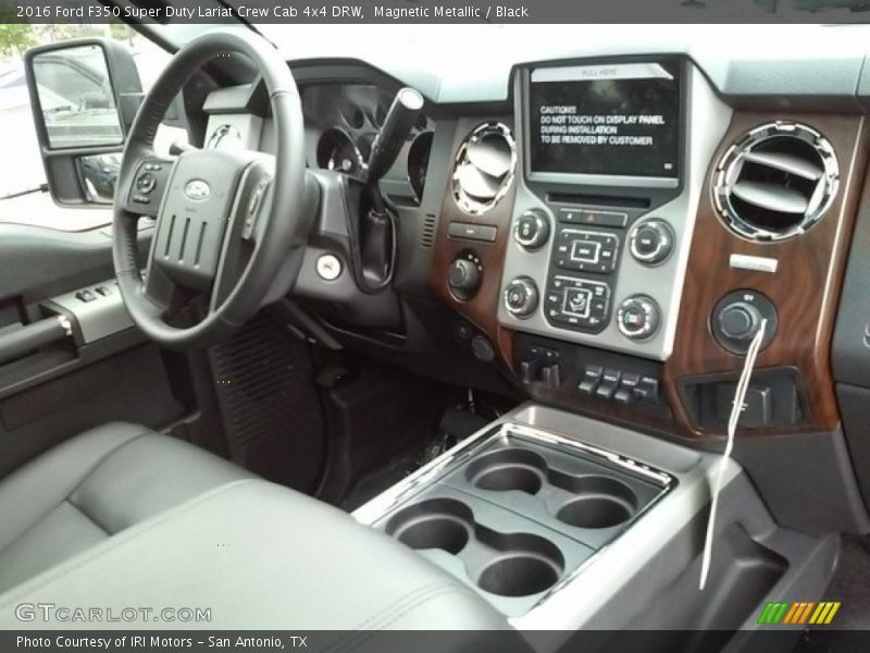 Magnetic Metallic / Black 2016 Ford F350 Super Duty Lariat Crew Cab 4x4 DRW