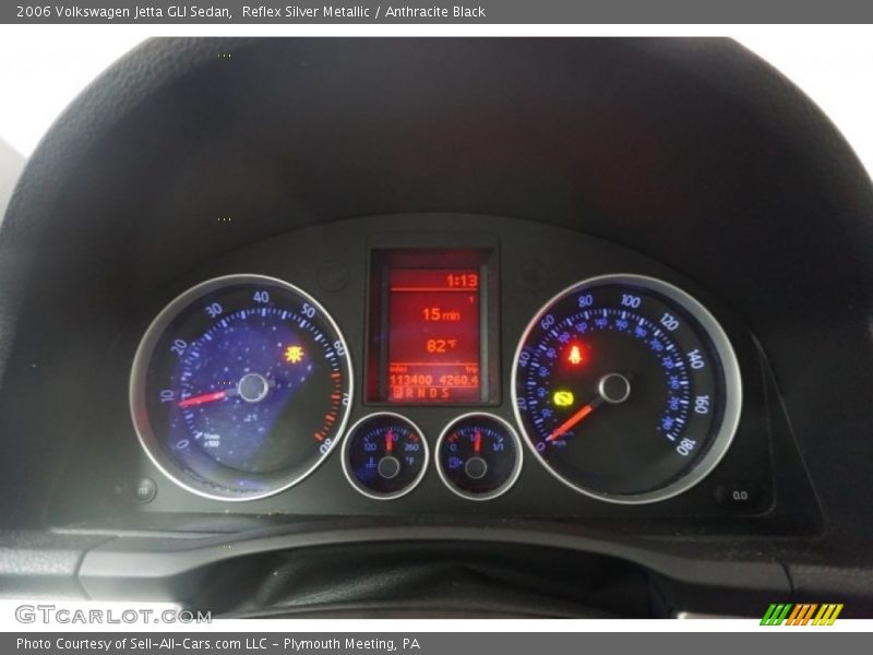 Reflex Silver Metallic / Anthracite Black 2006 Volkswagen Jetta GLI Sedan