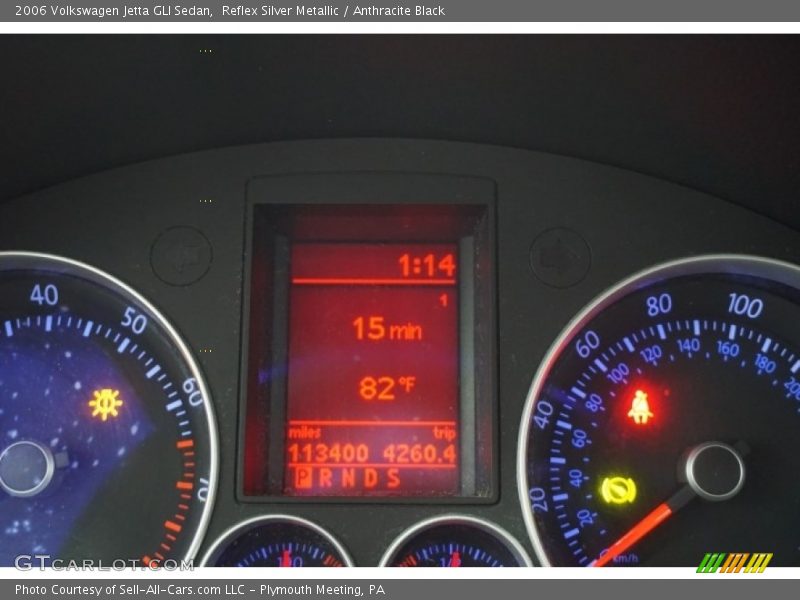 Reflex Silver Metallic / Anthracite Black 2006 Volkswagen Jetta GLI Sedan
