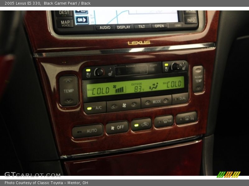 Black Garnet Pearl / Black 2005 Lexus ES 330