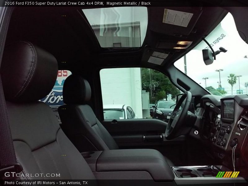 Magnetic Metallic / Black 2016 Ford F350 Super Duty Lariat Crew Cab 4x4 DRW