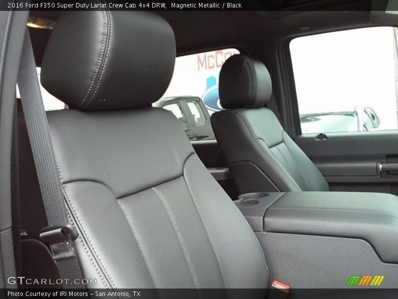 Magnetic Metallic / Black 2016 Ford F350 Super Duty Lariat Crew Cab 4x4 DRW