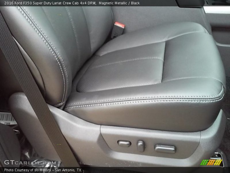 Magnetic Metallic / Black 2016 Ford F350 Super Duty Lariat Crew Cab 4x4 DRW