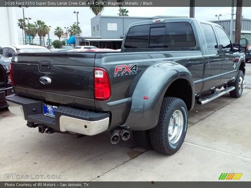 Magnetic Metallic / Black 2016 Ford F350 Super Duty Lariat Crew Cab 4x4 DRW