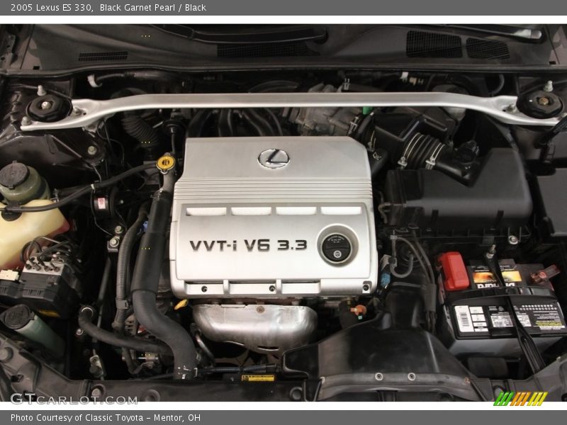 Black Garnet Pearl / Black 2005 Lexus ES 330
