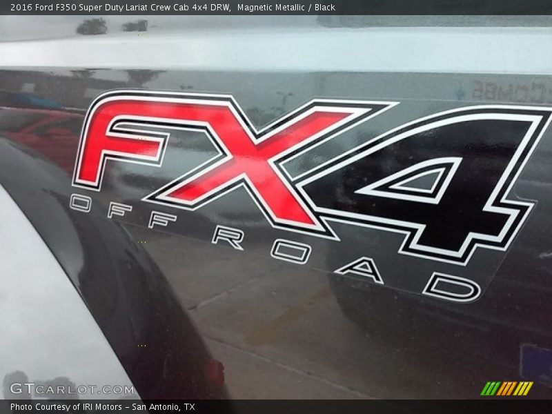 Magnetic Metallic / Black 2016 Ford F350 Super Duty Lariat Crew Cab 4x4 DRW
