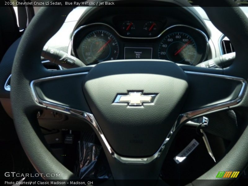 Blue Ray Metallic / Jet Black 2016 Chevrolet Cruze LS Sedan