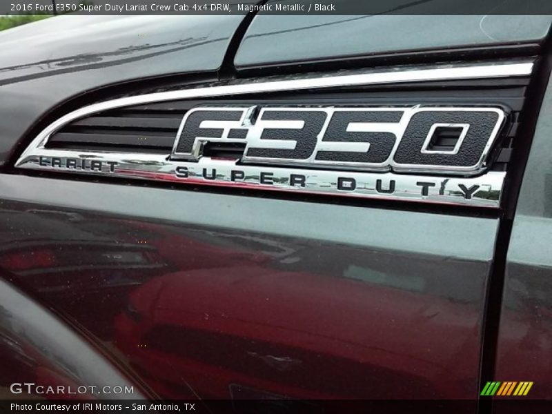 Magnetic Metallic / Black 2016 Ford F350 Super Duty Lariat Crew Cab 4x4 DRW