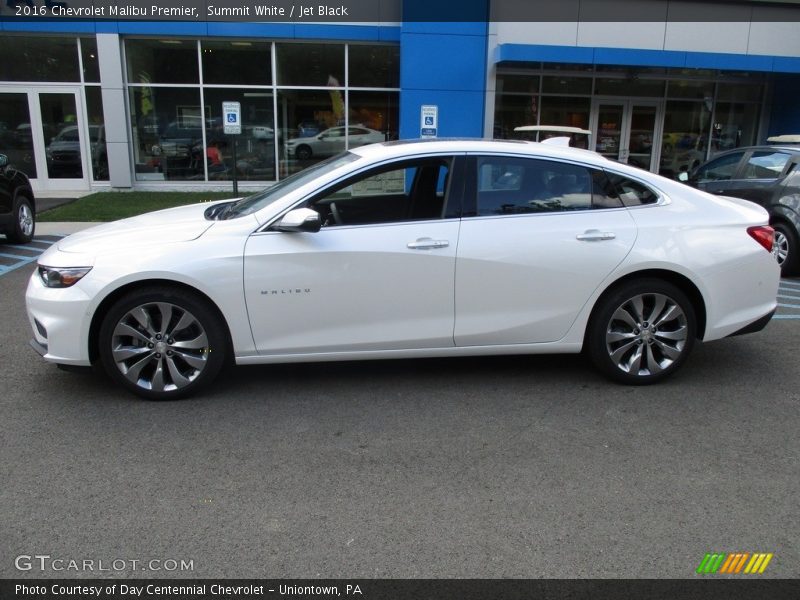 Summit White / Jet Black 2016 Chevrolet Malibu Premier