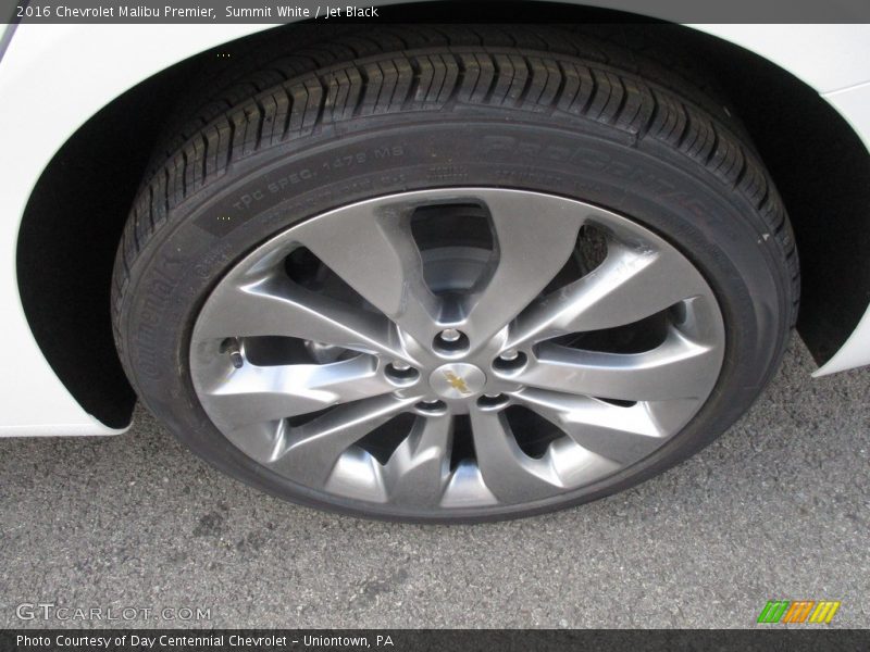 Summit White / Jet Black 2016 Chevrolet Malibu Premier
