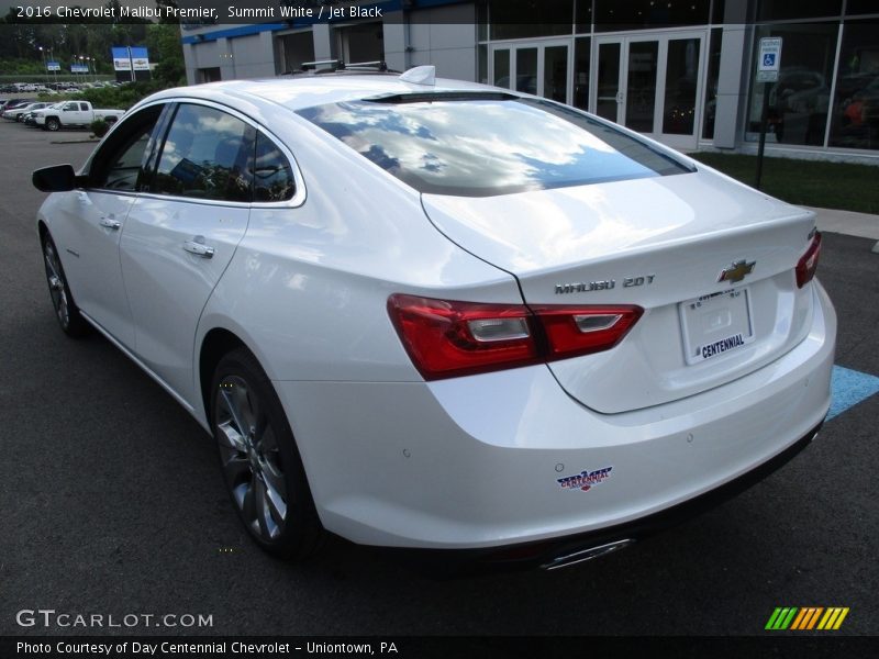 Summit White / Jet Black 2016 Chevrolet Malibu Premier