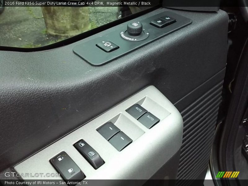 Magnetic Metallic / Black 2016 Ford F350 Super Duty Lariat Crew Cab 4x4 DRW