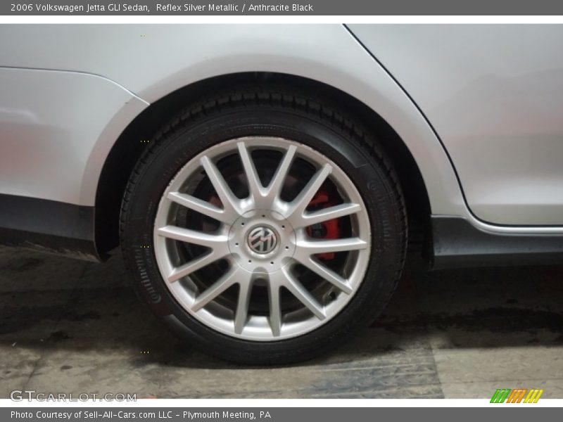 Reflex Silver Metallic / Anthracite Black 2006 Volkswagen Jetta GLI Sedan