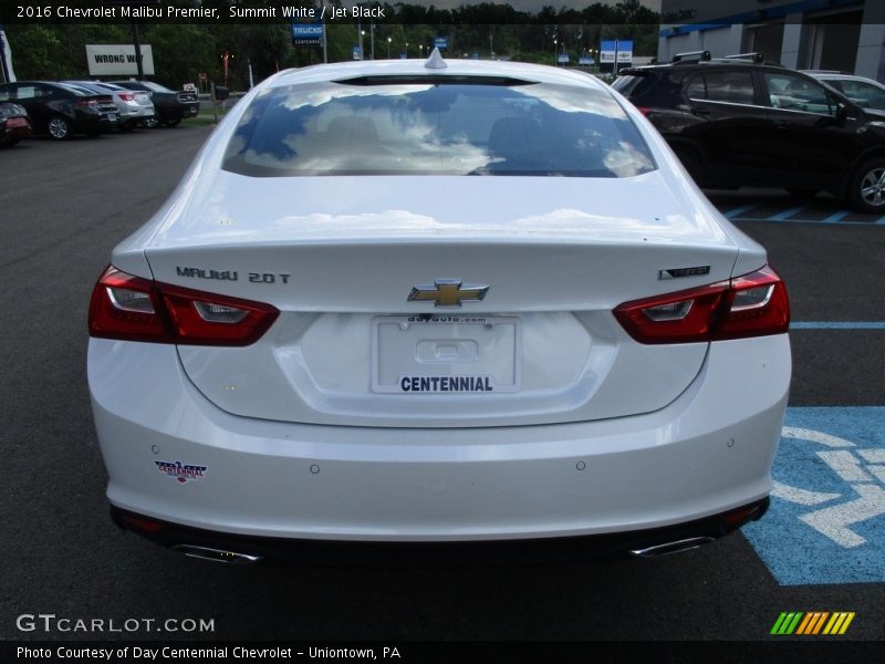 Summit White / Jet Black 2016 Chevrolet Malibu Premier