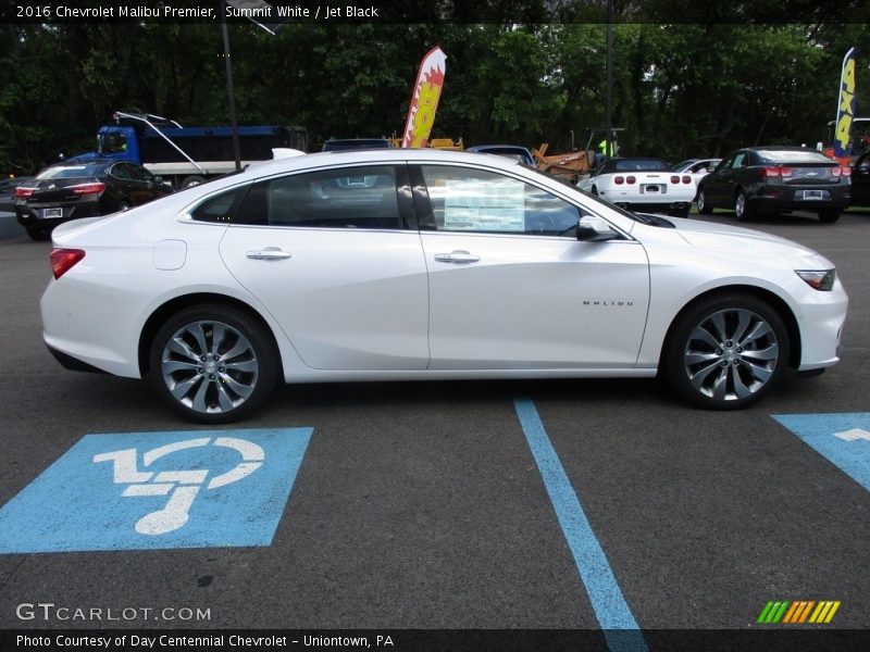 Summit White / Jet Black 2016 Chevrolet Malibu Premier