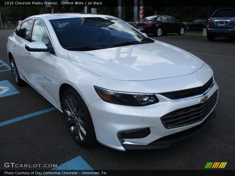 Summit White / Jet Black 2016 Chevrolet Malibu Premier
