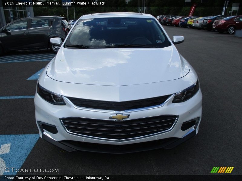 Summit White / Jet Black 2016 Chevrolet Malibu Premier