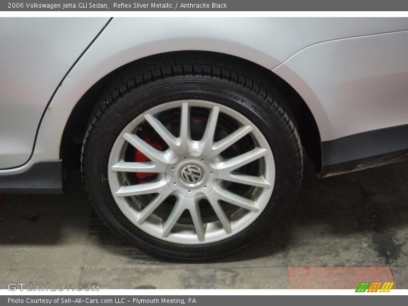 Reflex Silver Metallic / Anthracite Black 2006 Volkswagen Jetta GLI Sedan
