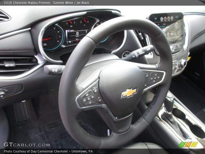 Summit White / Jet Black 2016 Chevrolet Malibu Premier