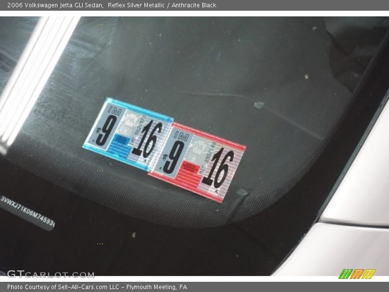 Reflex Silver Metallic / Anthracite Black 2006 Volkswagen Jetta GLI Sedan