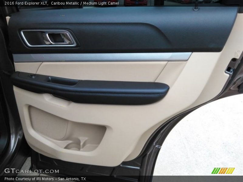 Caribou Metallic / Medium Light Camel 2016 Ford Explorer XLT